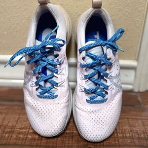 Nike light pink and Blue React Trail Sneakers